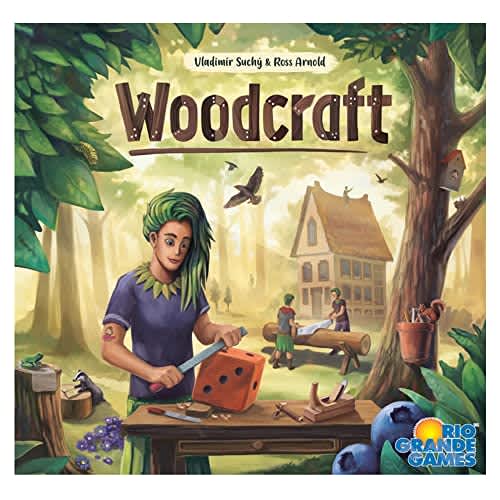 Rio Grande Games Woodcraft, Management Board Game, Ages 14 and Up, 1-4 Players, 45-90 Minute Playing Time