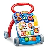 VTech Andador para aprender sentado a pie o caminando (embalaje sin frustración), azul