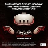 Meta Quest 3 512GB — The Most Powerful Quest — Ultimate Mixed Reality Experiences — Get Batman: Arkham Shadow and a 3-Month Trial of Meta Quest+ Included