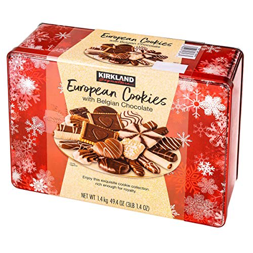 European Cookies Edición limitada Kirkland Signature con chocolate belga, 49.4 onzas