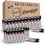 Energizer Max - Paquete de pilas AA y AAA, 24 pilas doble A y 24 pilas triple A, 48 unidades en total