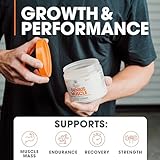 Genius Muscle Builder & Mass Gainer - Suplemento de caramelo salado - 100% con sabor natural y endulzado - Activador anabólico para hombres y mujeres - Ganador de peso, crecimiento muscular magro para