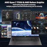 HP Lastest 255 G10 - Laptop empresarial FHD de 15.6 pulgadas, AMD Ryzen 7 7730U (64 GB de RAM | SSD 2T), teclado numérico, cámara web, Windows 11 Pro, MS Office Pro 2024