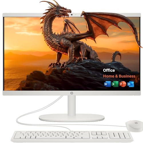 HP 22 inch All-in-One Desktop PC (New Version, 32GB RAM | 1TB Storage)