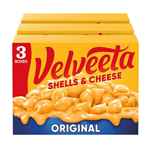 Velveeta Shells & Cheese Original Shell Pasta & Cheese Sauce, 3 ct Pack, 12 oz Boxes