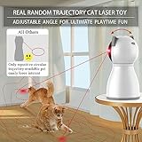 YVE LIFE Laser Cat Toys for Indoor Cats,The 4th Generation Real Random Trajectory Motion Activated Rechargeable Automatic Cat Laser Toy,Interactive Cat Toys for Bored Indoor Adult Cats/Kittens/Dogs