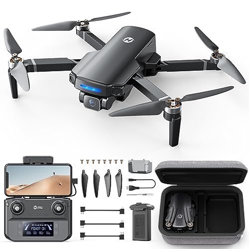 Holy Stone Drone GPS con cámara 4K UHD para adultos principiantes; HS360S 8.78 oz FPV RC Quadcopter plegable con rango de control de 10000 pies, motor sin escobillas, sígueme, regreso inteligente a