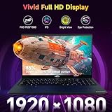 NIMO Portátil FHD IPS de 15.6 pulgadas, 16 GB de RAM SSD de 1 TB, Intel Pentium Quad-Core N100 (Beat to i3 1115G4, hasta 3.4 GHz), 2 años de garantía, huella digital, teclado retroiluminado, Wi-Fi 6,