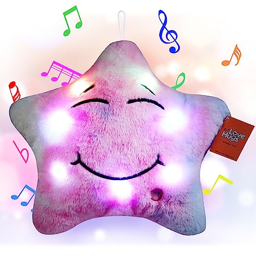 LoveHugs Juguetes sensoriales de peluche con estrellas musicales, juguetes sensoriales para autismo, juguetes para recién nacidos, juguetes sensoriales Twinkle Twinkle Little Star para niños autistas