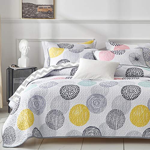 Uozzi Bedding - Juego de ropa de cama reversible de 3 piezas