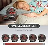 Sonic Bomb Dual Alarm Clock with Bed Shaker, Camouflage | Sonic Alert Vibrating Alarm Clock Heavy Sleepers, Battery Backup | Wake with a Shake