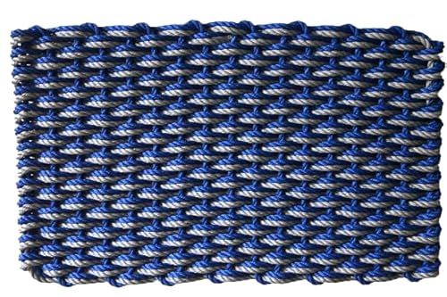 Weather-Resistant Lobster Rope Outdoor Mat, Nautical-Grade Front Door Mat, Durable Welcome Mat, Handwoven in USA (Montauk, 24"x36")