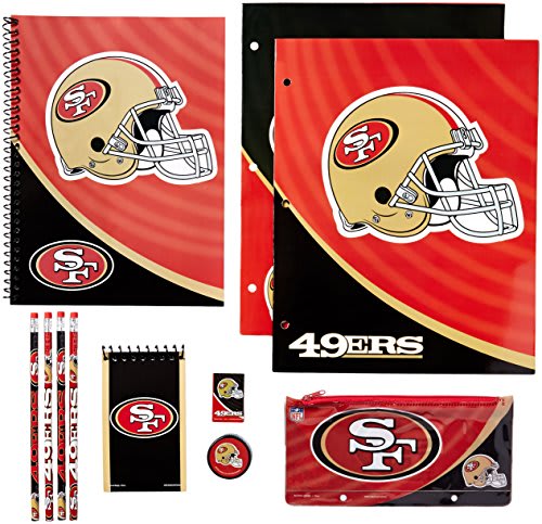 NFL San Francisco 49ers Stationery Set (11 Piece), One Size, Multicolor